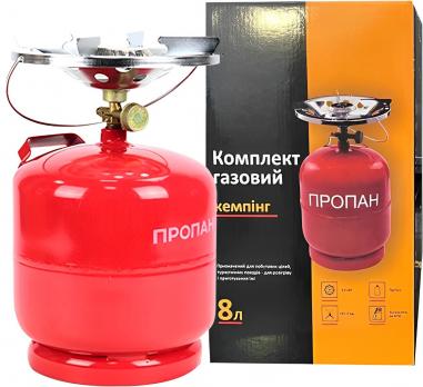 Комплект газовий балон + пальник 8л.